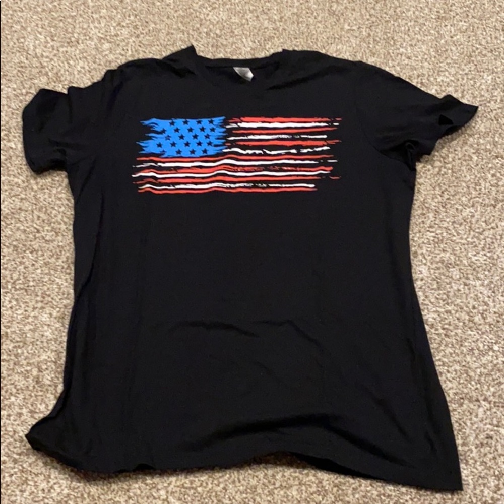 Men’s Large flag T-shirt